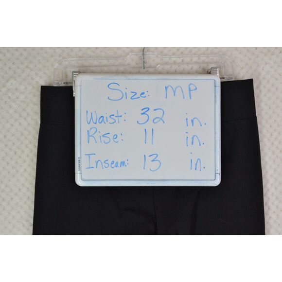 Logo Layers Women's Medium Petite Black Capris - Picture 4 of 12